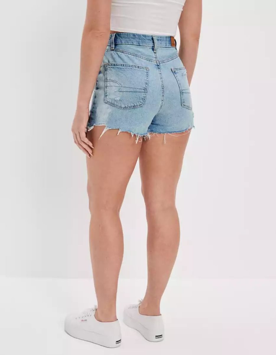 Shorts American Eagle AE Curvy Denim Mom Multicolore Femme | CKN-28090605